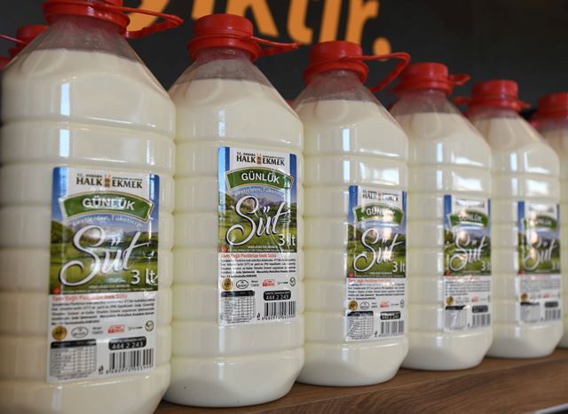 halk süt üretici ve tüketiciye destek