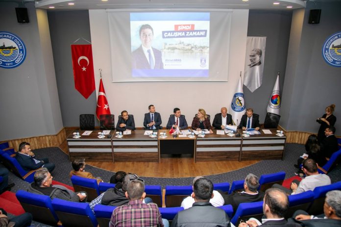 BAŞKAN ARAS MUHTARLAR TOPLANTISI