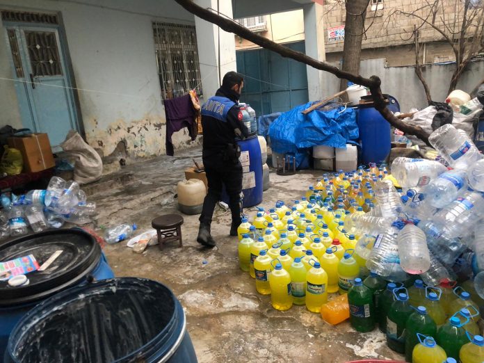 Gaziantep Zabıta ekiplerinden baskın