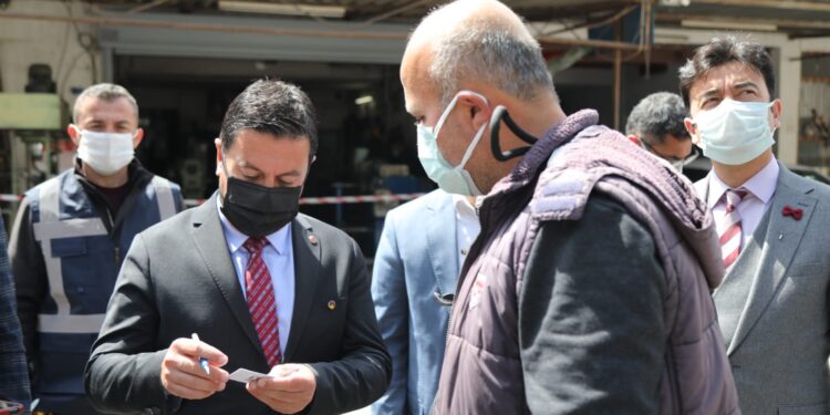 Bodrum Belediye Başkanı Ahmet Aras, sanayi esnafını dinledi