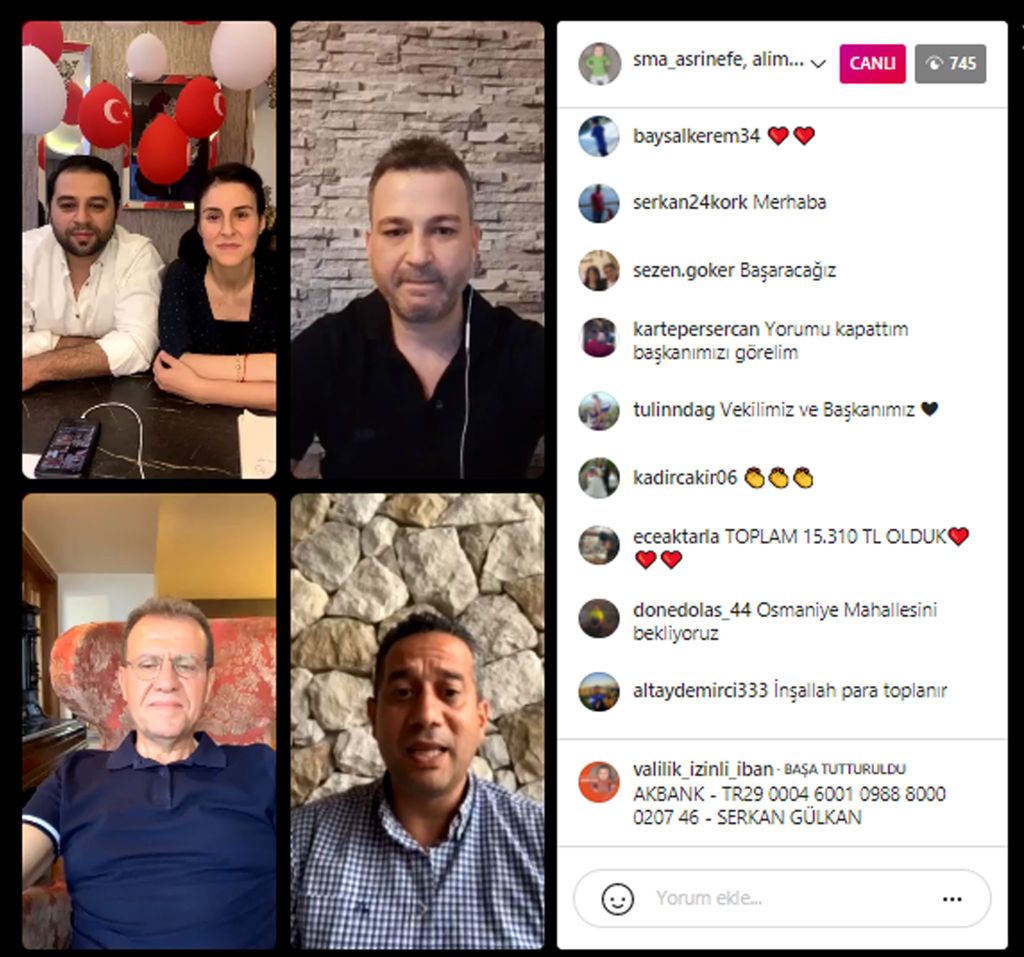 Mersin Büyükşehir Başkanı Seçer, Türkiye’nin en küçük SMA hastası Asrın Efe Gülkan’a destek için gerçekleştirilen Instagram canlı yayınına katıldı.